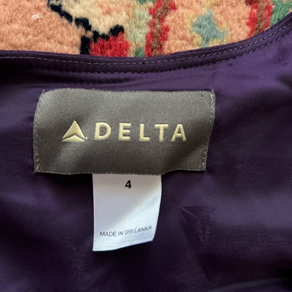 Vintage Delta Purple Vest Sz 4 - Picture 6 of 6